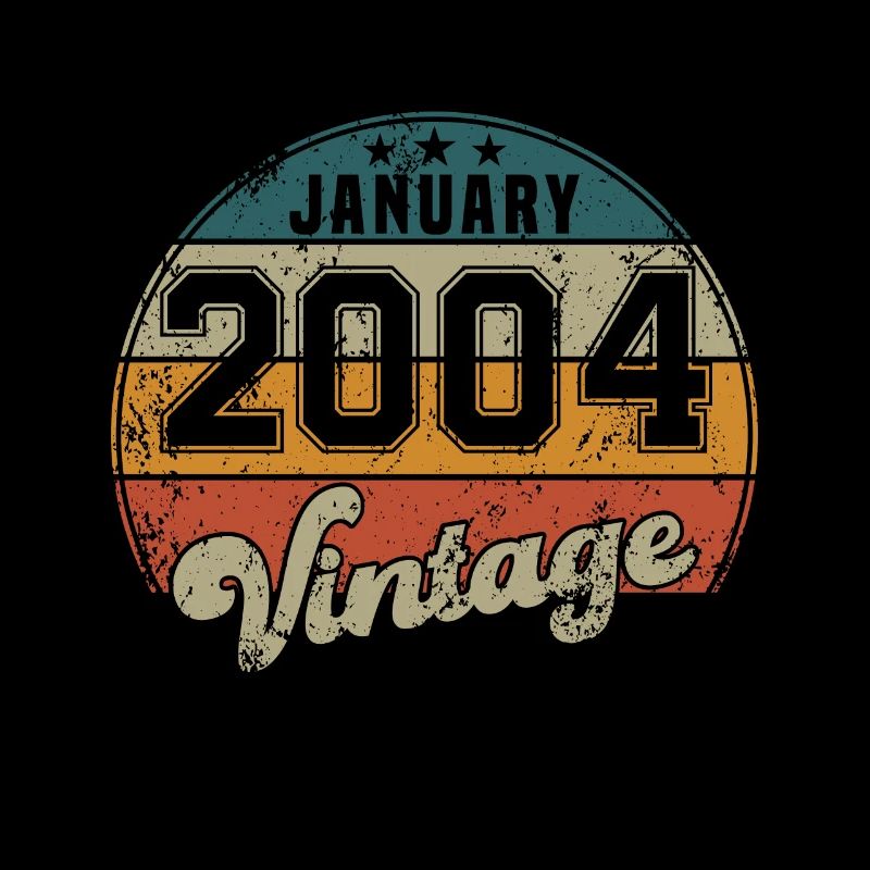Vintage Geburtstag - Januar 2004 - Geschenkidee