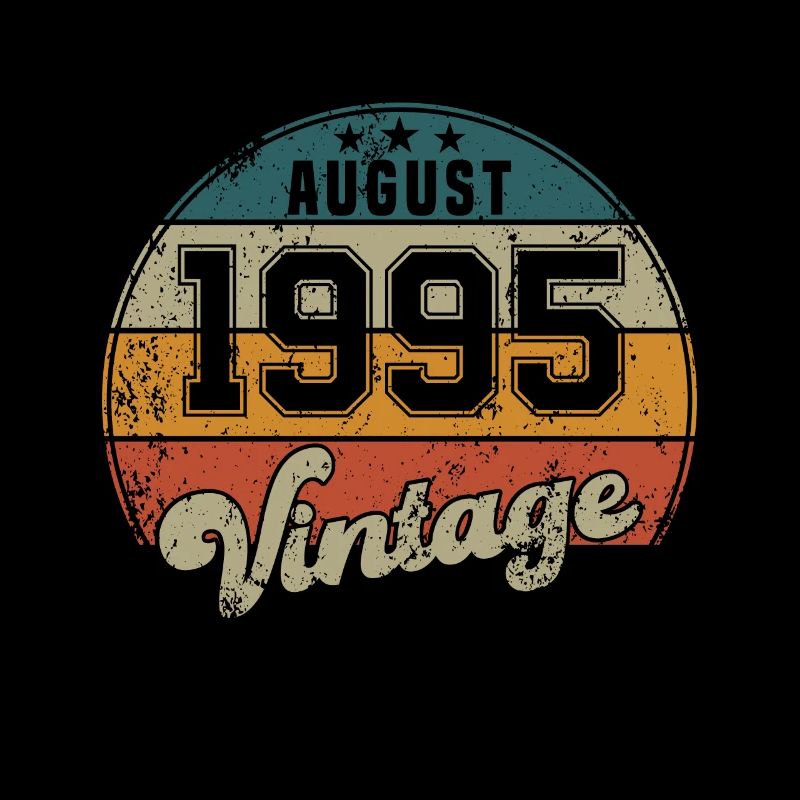 Vintage Geburtstag - August 1995 - Geschenkidee