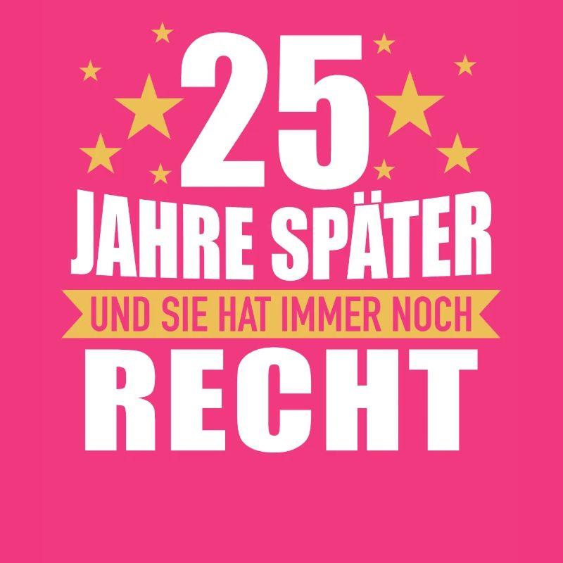 25 Hochzeitstag Jahrestag Ehemann Ehefrau