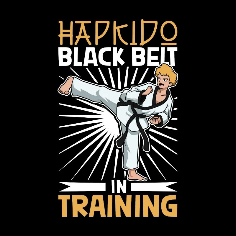 Schwarzer Gürtel in Arbeit - Hapkido