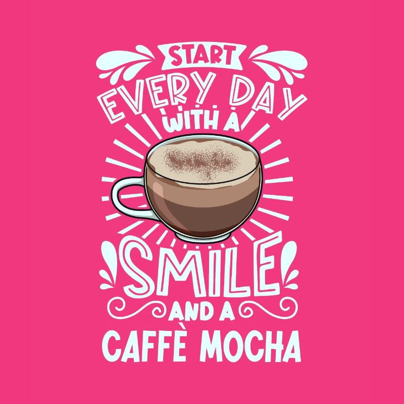 Smile with caffè mocha