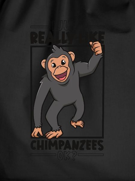 I love chimpanzees - chimpanzee