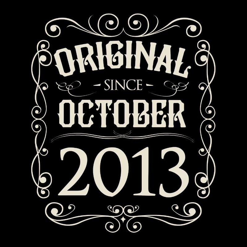 Vintage - Original since Oktober 2013 Geburtstag