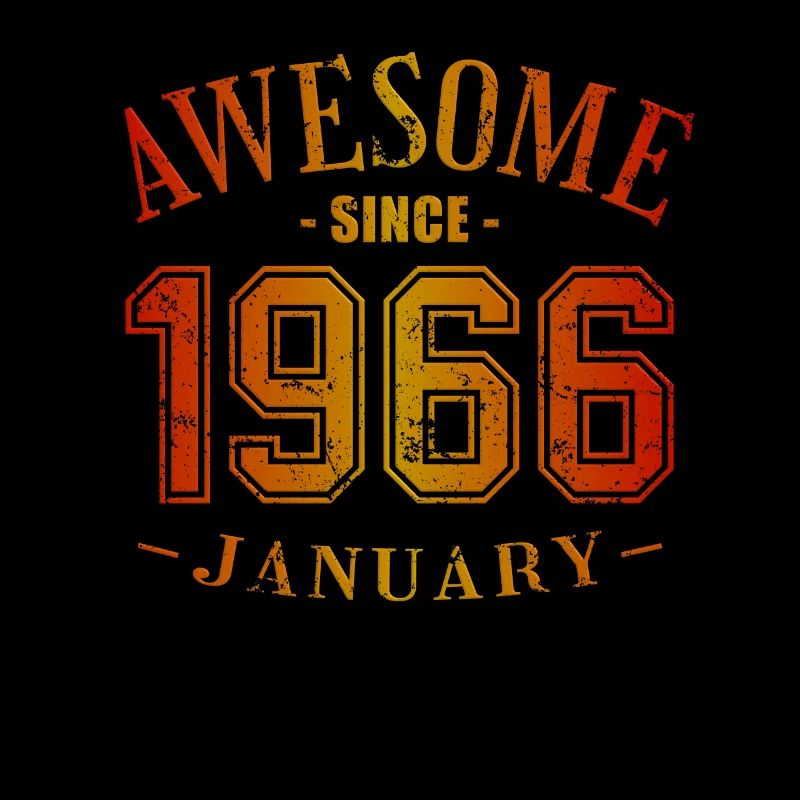 Janvier 1966 - Anniversaire en janvier Génial