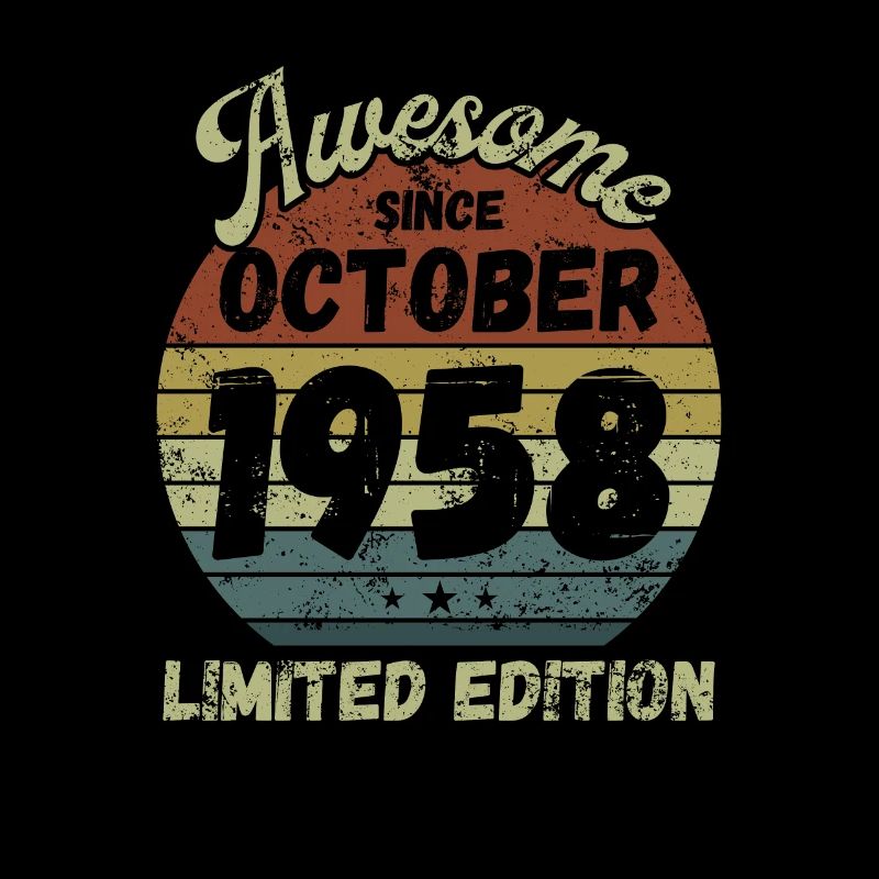 Awesome since October 1958 - Birthday