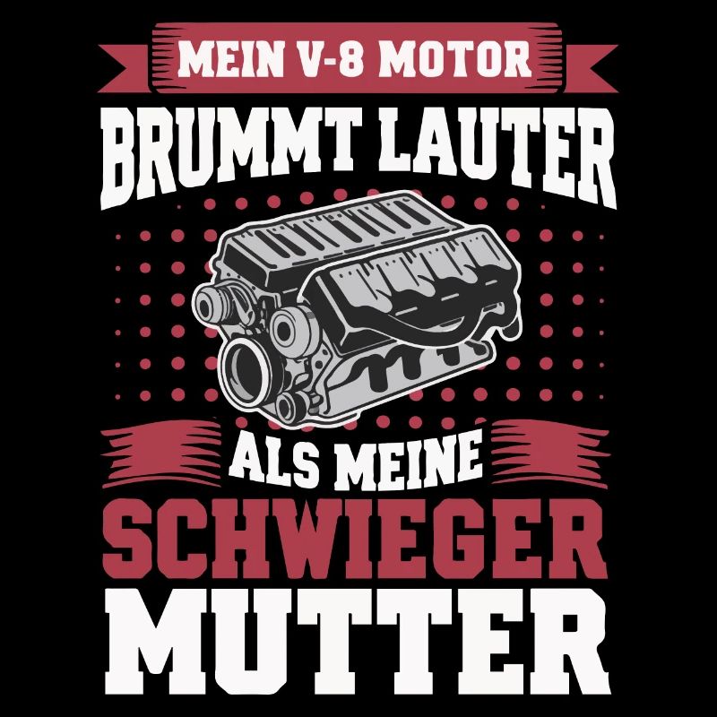 V8 Motor 8 Zylinder Hubraum Auto Tuning Tuner