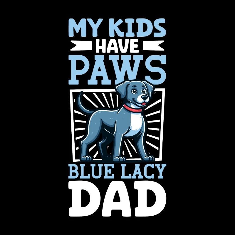Bleu dentelle papa