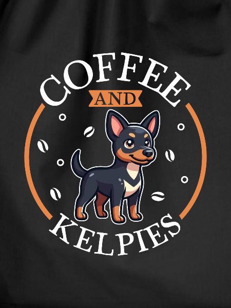 Coffee and Australian Kelpie
