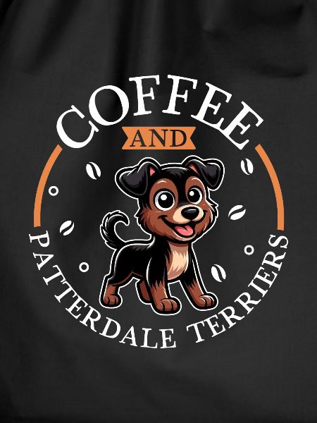 Coffee and Patterdale Terrier