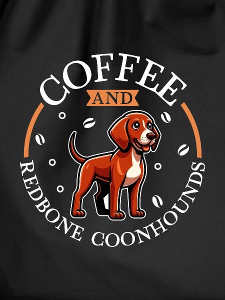 Coffee and Redbone Coonhound