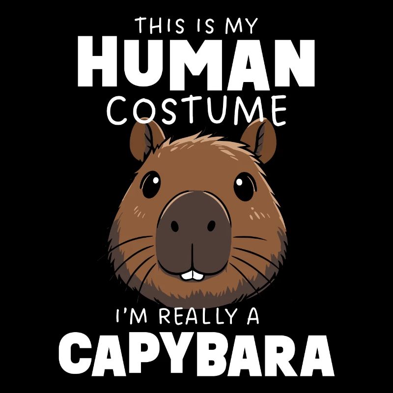 Lustiges Capybara Kostüm