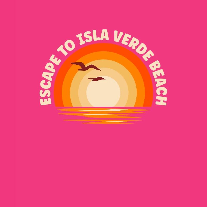 Je fuis vers la plage d’Isla Verde