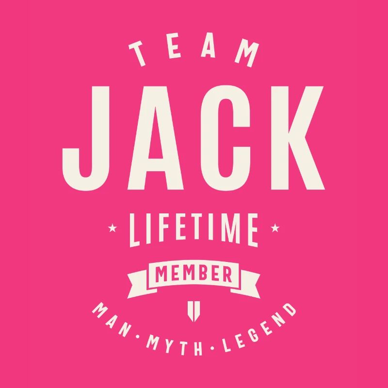 Team Jack Lebenslanges Mitglied Lustiger Name Jack