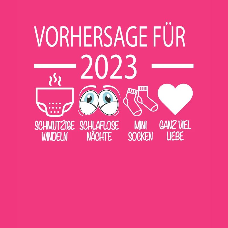 Vorhersage 2023 Werdender Papa Werdende Mama