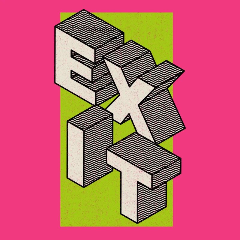 Exit - take the exit - in green