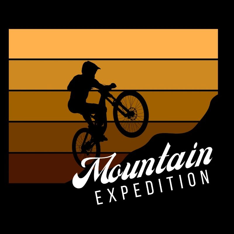 Mountain Motocross biker