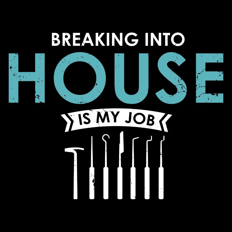 Burglar Locksmith Locking Technician Design