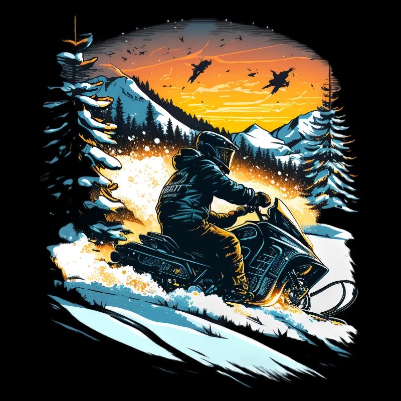 Snowmobiling