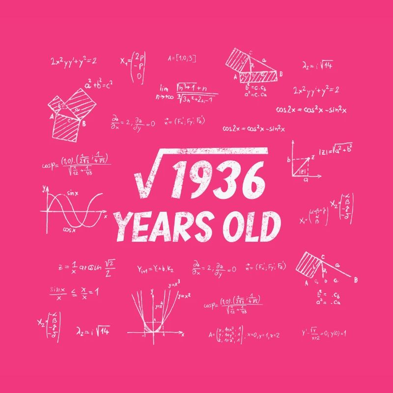 Square root from 1936 - 44th birthday math nerd