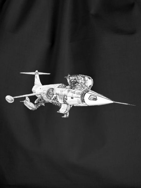 Starfighter black and white