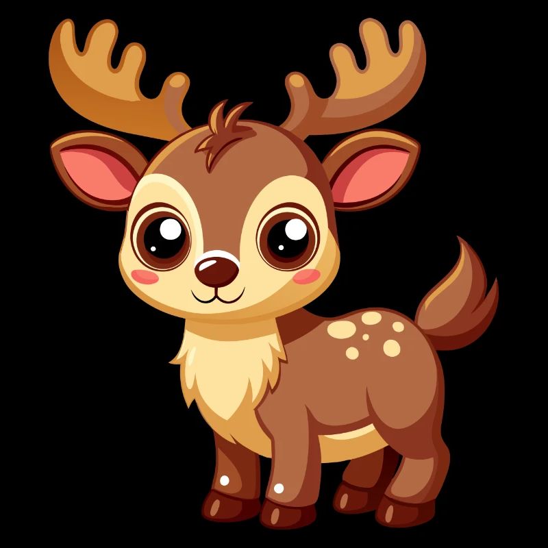 Cute Baby Moose