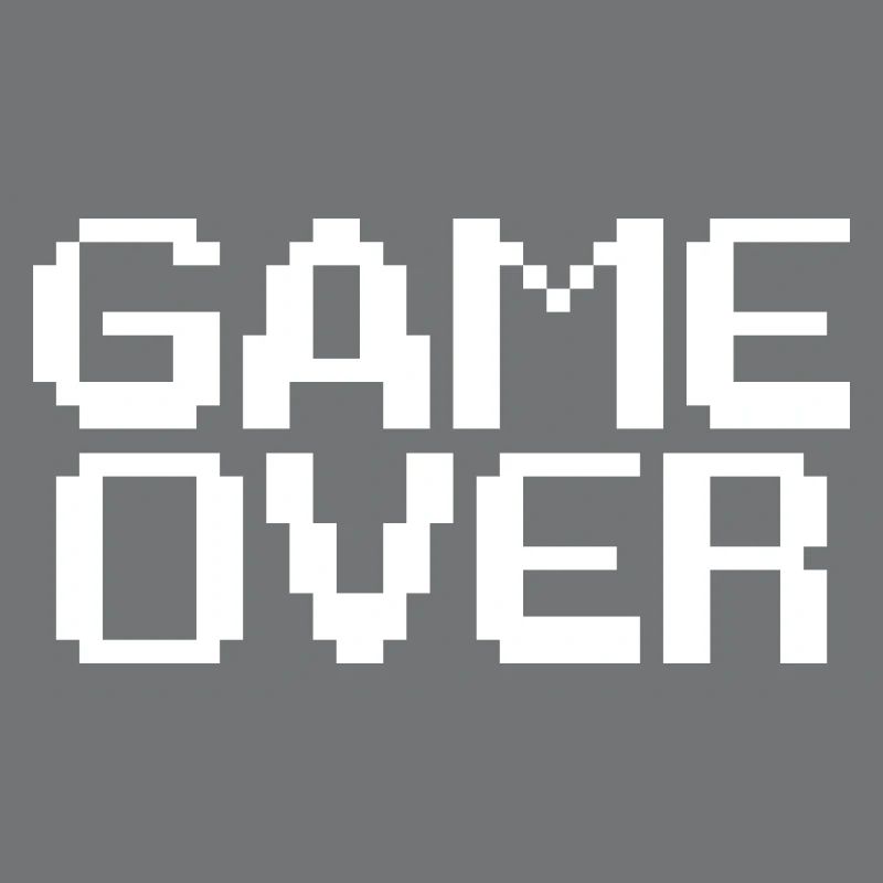 Retro style game endgame - GAME OVER