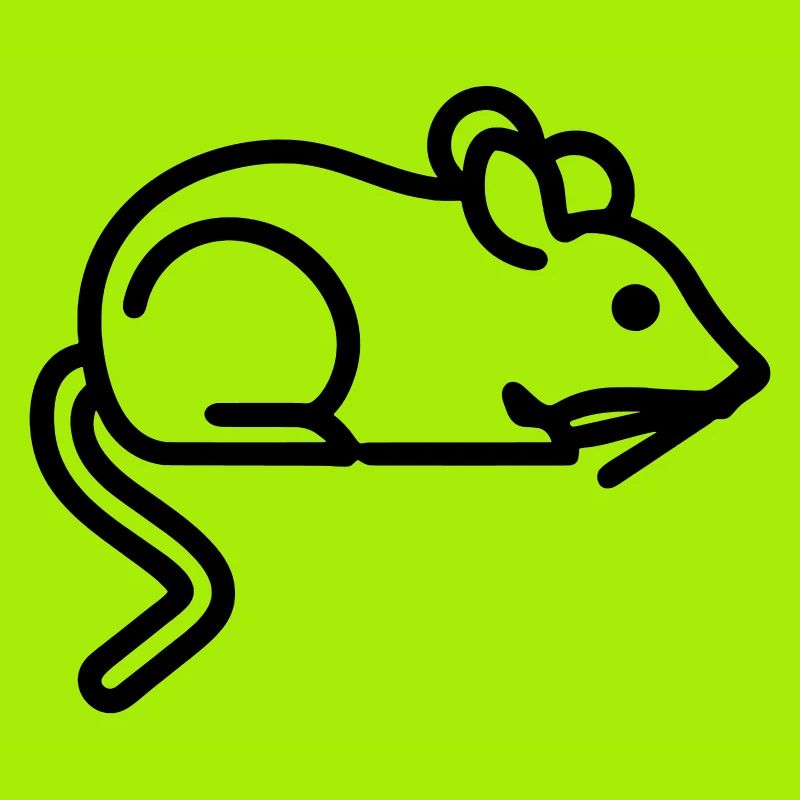Icône de souris - Conception simple de contour noir