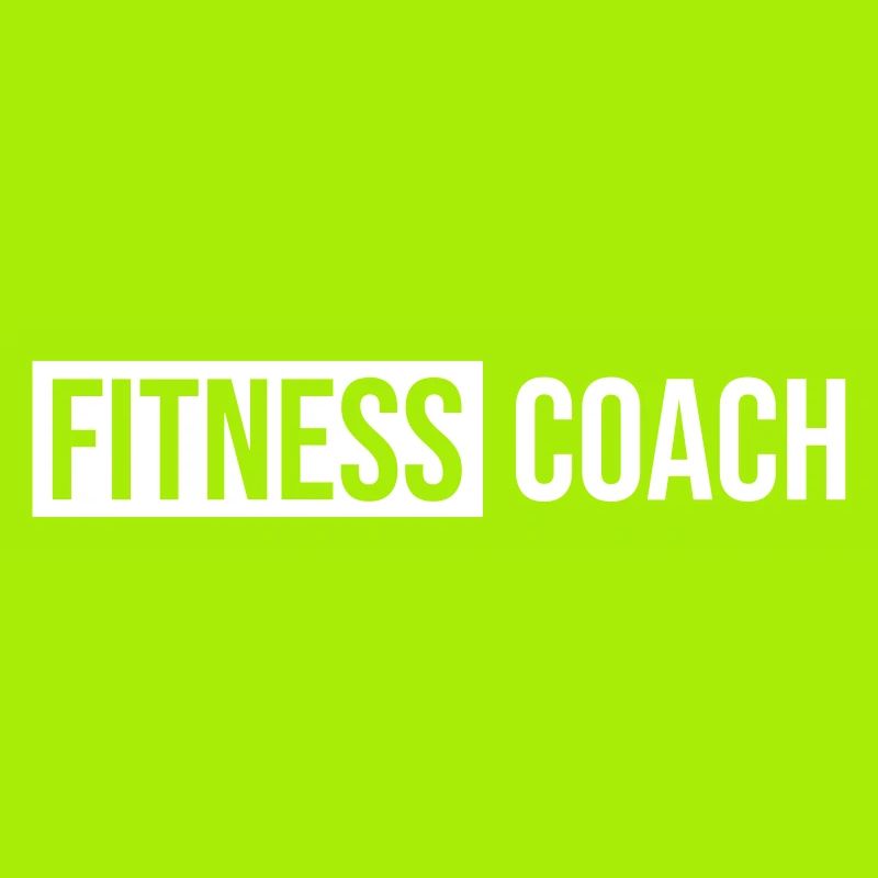 fitness coach blue black