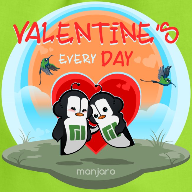 Manjaro Valentine's day every day