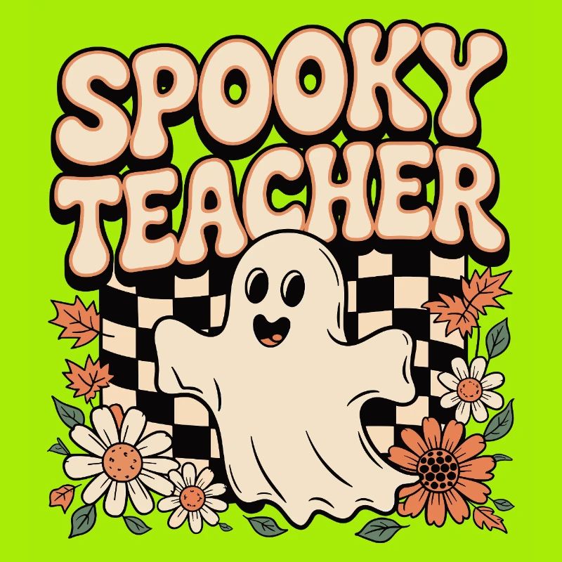 Spooky Teacher Halloween Design