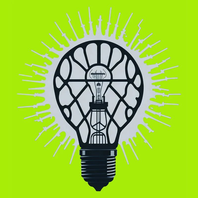 Leuchtende Idee: Inspirations-Glühbirne