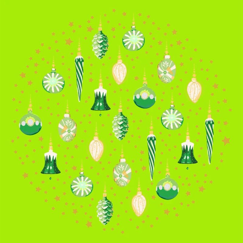 Xmas Galaxy Green