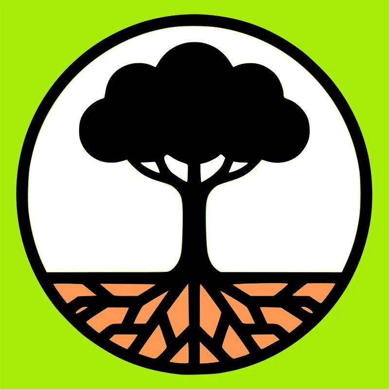 Lebensbaum Kreis Icon