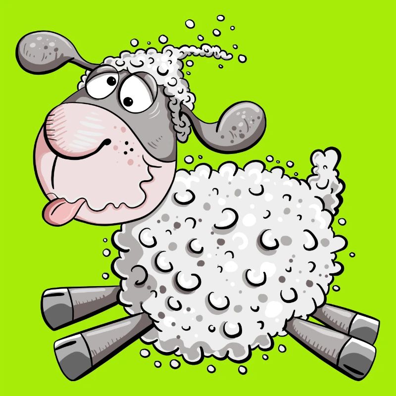 Lamented sheep I Funny sheep I fun