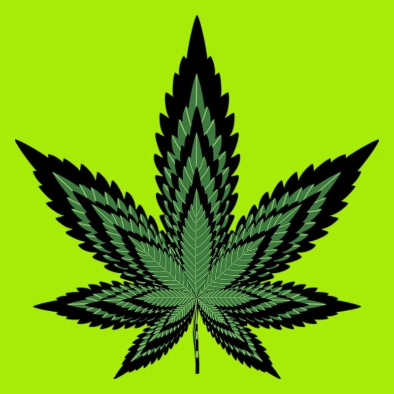 Canabis Blatt