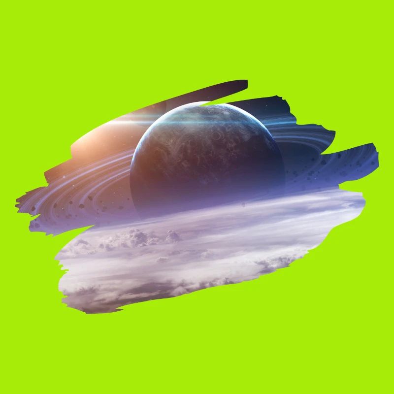 planète dans l'espace space