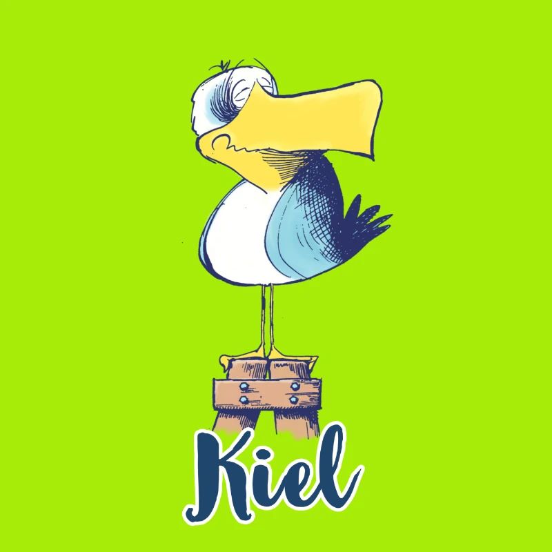 Freche Kiel Möwe