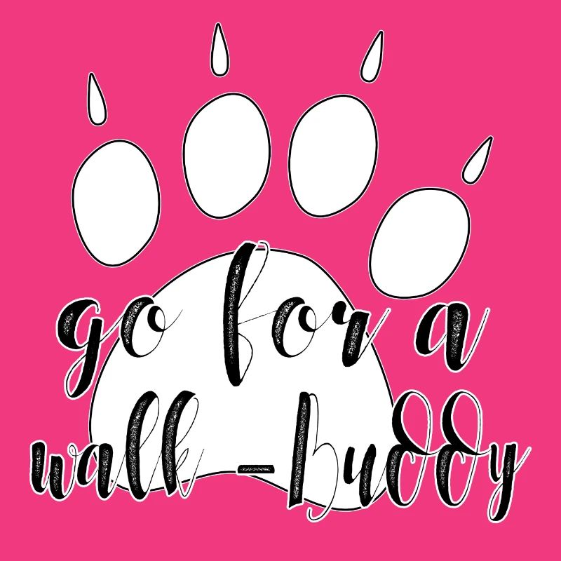 Go for a Walk Buddy – Conception de chien