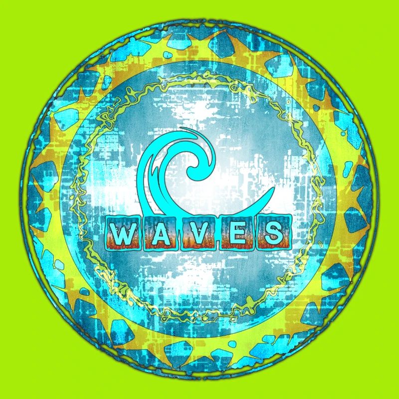 Abstract Waves Pattern