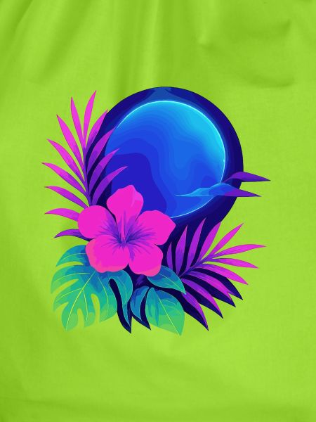 Neon Tropic Moon