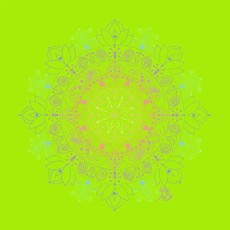 Glowing Mandala Pattern