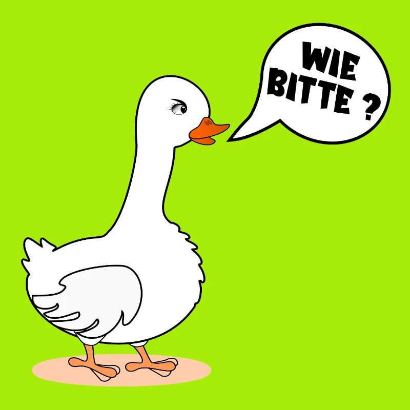 SELF-CONFIDENCE GOOSE AS PLEASE