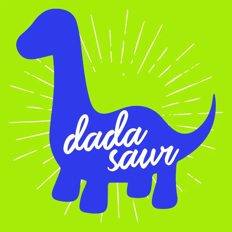 Conception du slogan drôle de dinosaure Daddysaurus Rex