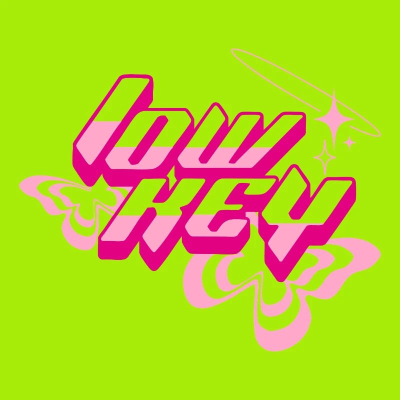 Glam Neon 80s Text