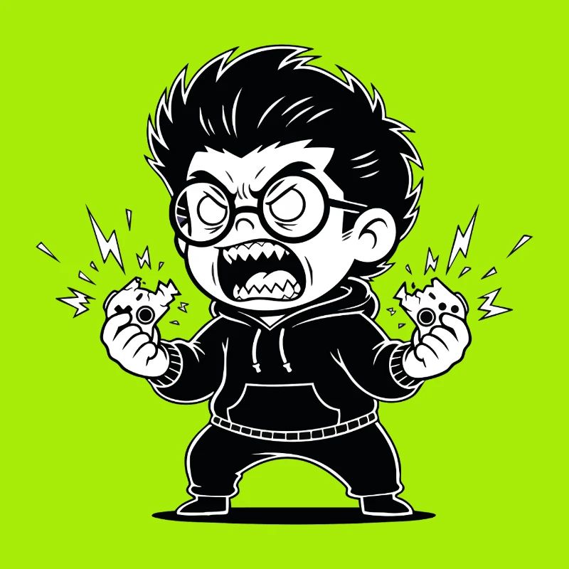 Gamer Anger Controller Broken Rage