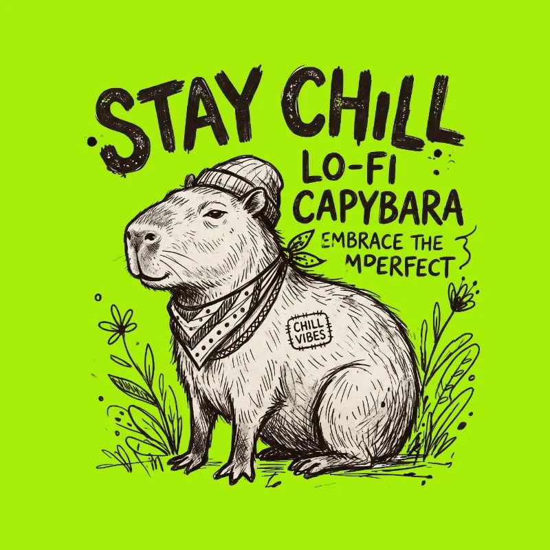 Capybara Chill LoFi Artwork