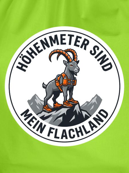 Trailrunning-Shirt Höhenmeter Steinbock