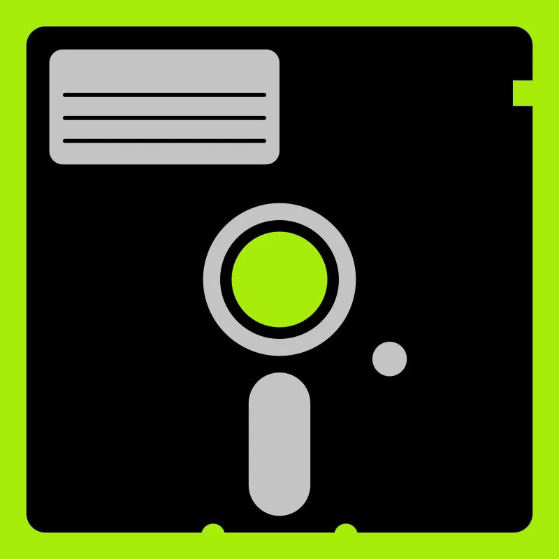 retro floppy disk