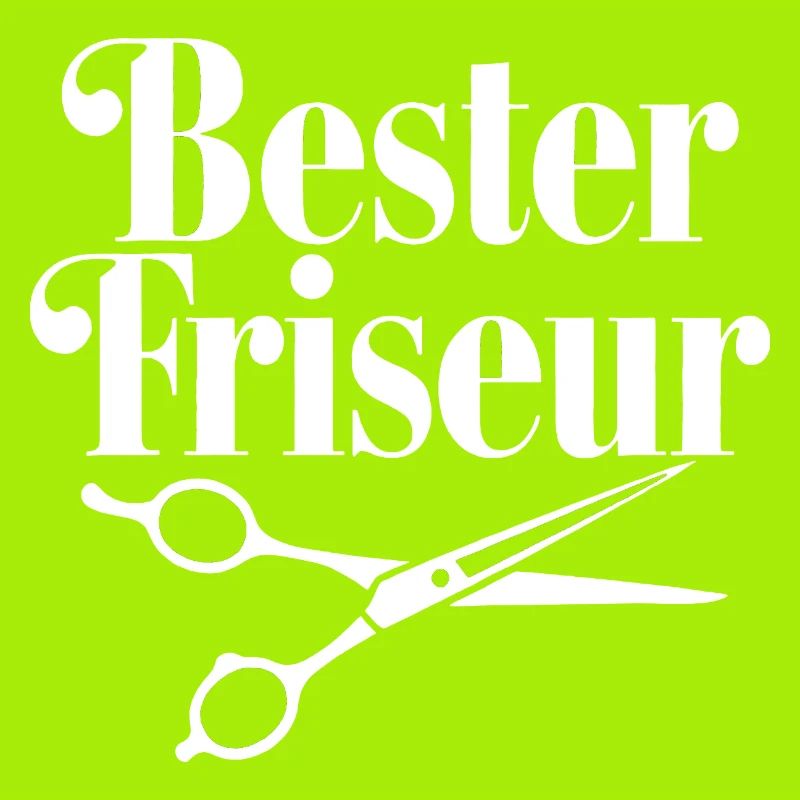 Bester Friseur mit Scheren-Logo