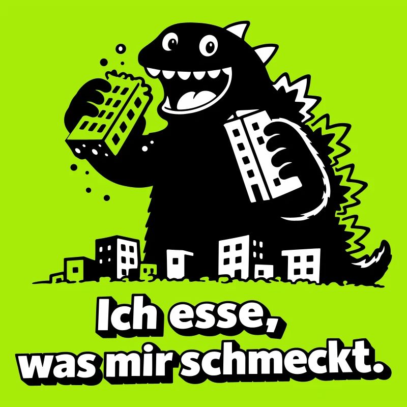 Monster eats what he likes